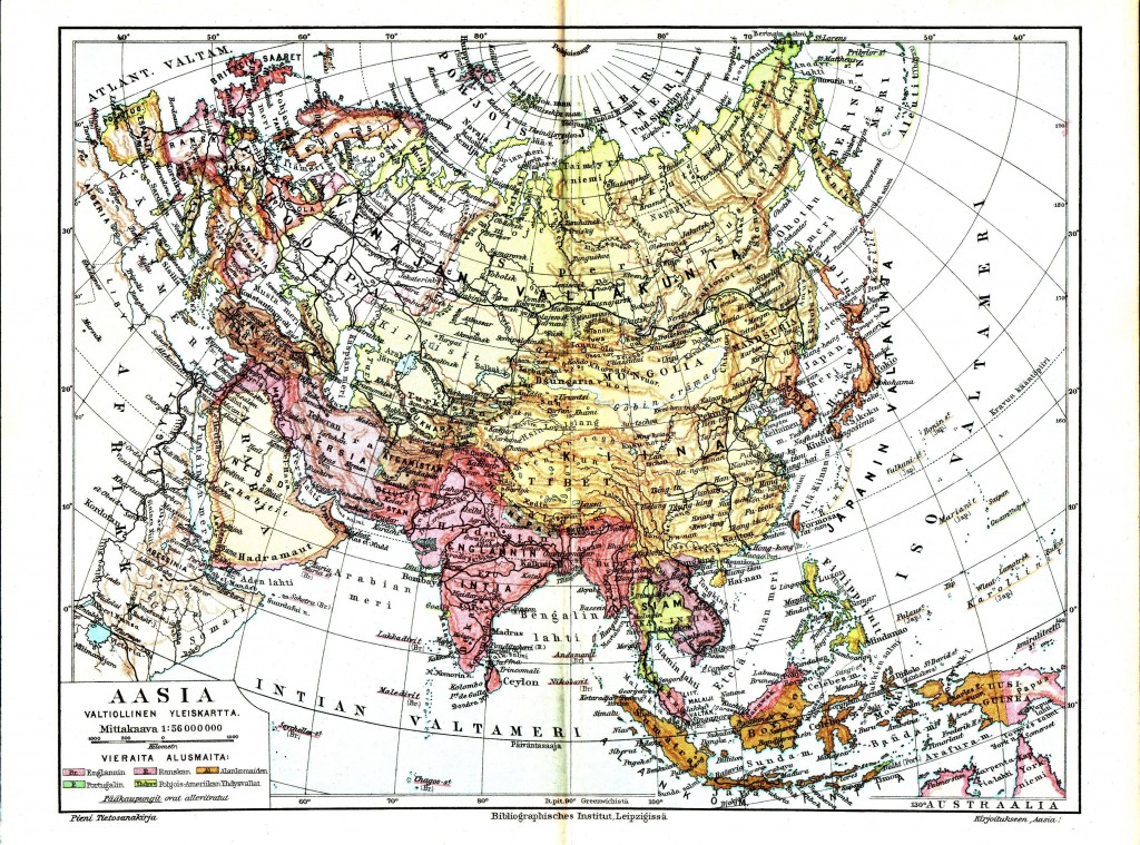 Xinjiang (Hsin Tiang) and Tibet as independent states